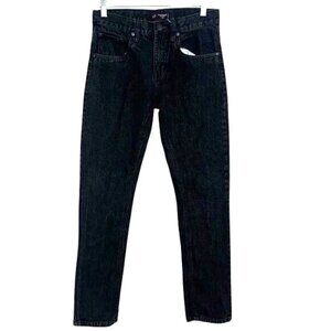 Cambridge Classics Black Denim Jeans Size 16 100% Cotton Made In Bangladesh